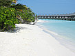 Der weiße Sandstrand - Malediven