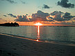 Foto Sonnenuntergang auf den Malediven