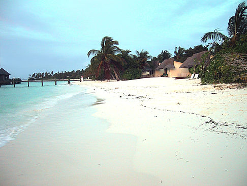 Der weiße Sandstrand der Malediven - Malediven