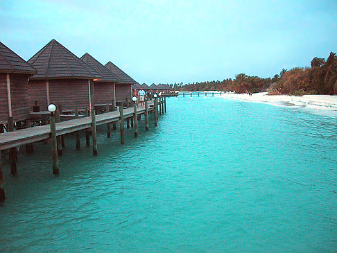 Der weiße Sandstrand der Malediven - Malediven