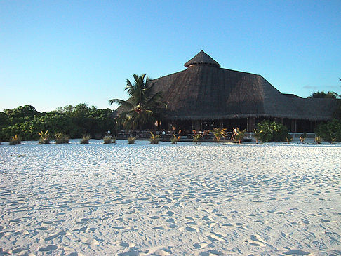 Der weiße Sandstrand der Malediven - Malediven