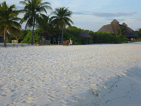 Gebäude am Strand - Malediven