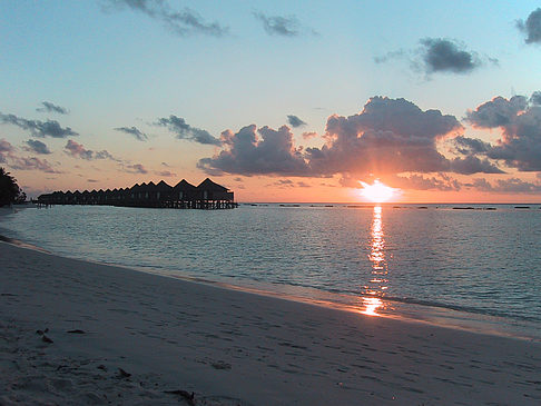 Sonnenuntergang auf den Malediven - Malediven
