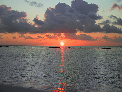 Sonnenuntergang auf den Malediven - Malediven