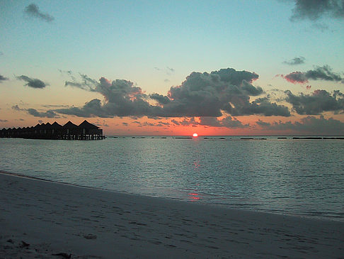 Sonnenuntergang auf den Malediven - Malediven