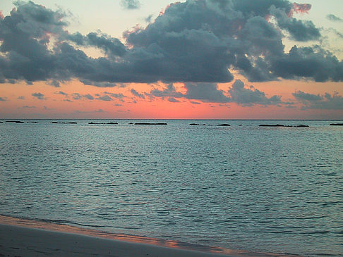Sonnenuntergang auf den Malediven - Malediven